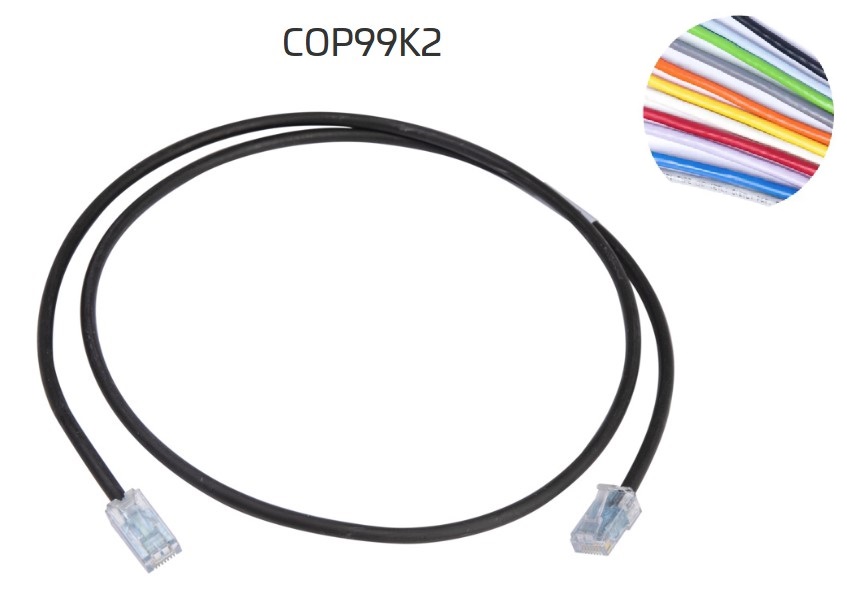 COP99K2-xxFxxx-patch kabel cat.6A MINO6A, U-UTP LSZH, X feet, malý prům. 4,95mm, různé barvy, ECO bal.jpg COP99K2-xxFxxx-patch kabel cat.6A MINO6A, U-UTP LSZH, X feet, malý prům. 4,95mm, různé barvy, ECO bal.jpg